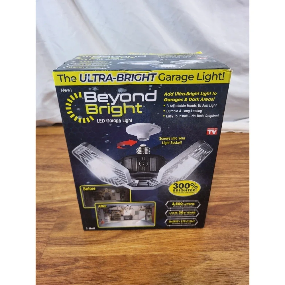 Ontel Beyond Bright LED Garage Light 3,500 Lumens